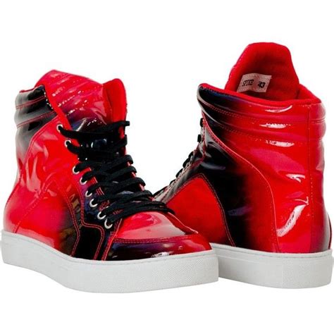 patent leather high tops